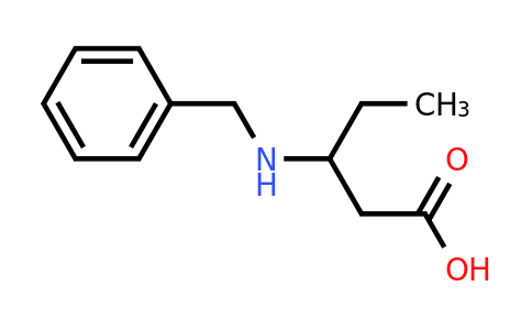 CAS 126946-59-6 | 3-(benzylamino)pentanoic acid