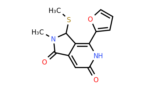 CAS 1269528-61-1 | 4-(Furan-2-yl)-2-methyl-3-(methylthio)-2,3-dihydro-1H-pyrrolo[3,4-c]pyridine-1,6(5H)-dione