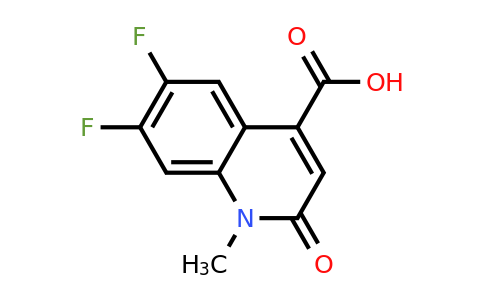 CAS 1269529-65-8 | 6,7-Difluoro-1-methyl-2-oxo-1,2-dihydroquinoline-4-carboxylic acid