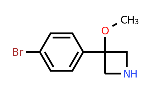 CAS 1269534-78-2 | 3-(4-Bromophenyl)-3-methoxyazetidine