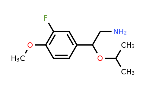 CAS 1269535-27-4 | 2-(3-Fluoro-4-methoxyphenyl)-2-isopropoxyethanamine