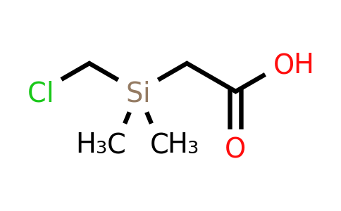 2-((Chloromethyl)dimethylsilyl)acetic acid