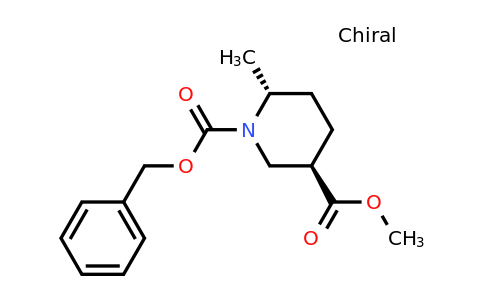 CAS 1269755-57-8 | 1-benzyl 3-methyl (3R,6R)-rel-6-methylpiperidine-1,3-dicarboxylate