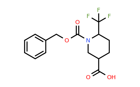 CAS 1269755-67-0 | 1-((benzyloxy)carbonyl)-6-(trifluoromethyl)piperidine-3-carboxylic acid