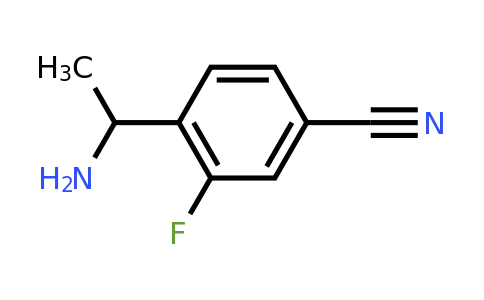 CAS 1270331-36-6 | 4-(1-aminoethyl)-3-fluorobenzonitrile
