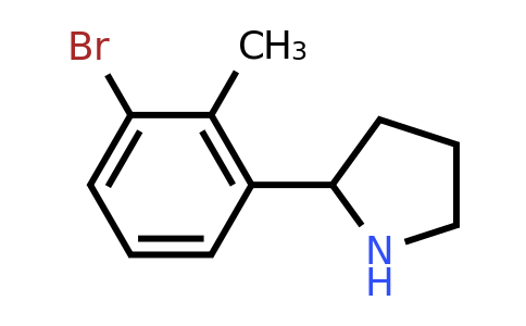 CAS 1270352-84-5 | 2-(3-bromo-2-methylphenyl)pyrrolidine