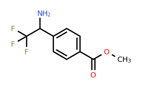 CAS 1270353-91-7 | Methyl 4-(1-amino-2,2,2-trifluoroethyl)benzoate
