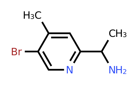 CAS 1270387-03-5 | 1-(5-bromo-4-methyl-2-pyridyl)ethanamine