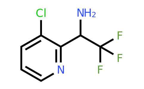 CAS 1270393-54-8 | 1-(3-chloro-2-pyridyl)-2,2,2-trifluoro-ethanamine