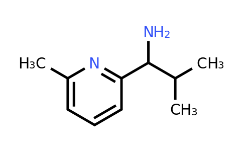 CAS 1270396-65-0 | 2-methyl-1-(6-methylpyridin-2-yl)propan-1-amine
