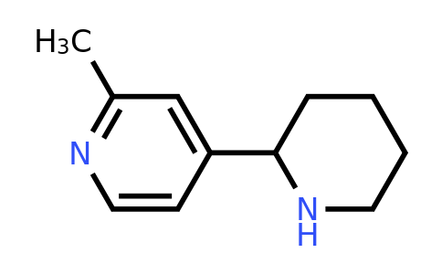 CAS 1270404-39-1 | 2-Methyl-4-(piperidin-2-yl)pyridine