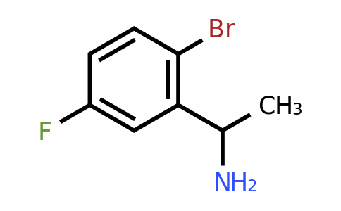 CAS 1270416-49-3 | 1-(2-bromo-5-fluorophenyl)ethan-1-amine