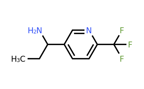CAS 1270424-42-4 | 1-(6-(Trifluoromethyl)pyridin-3-yl)propan-1-amine