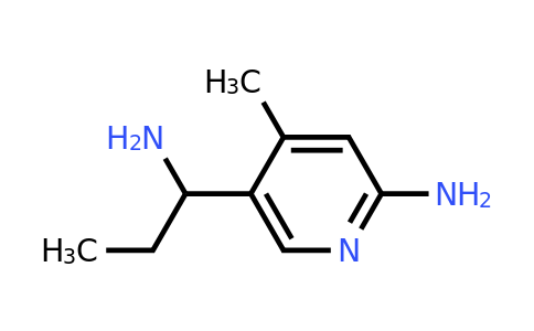 CAS 1270431-77-0 | 5-(1-Aminopropyl)-4-methylpyridin-2-amine