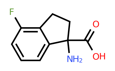 CAS 1270435-39-6 | 1-amino-4-fluoro-2,3-dihydro-1H-indene-1-carboxylic acid
