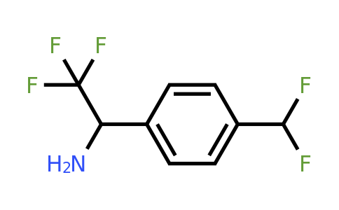 CAS 1270441-01-4 | 1-(4-(Difluoromethyl)phenyl)-2,2,2-trifluoroethanamine