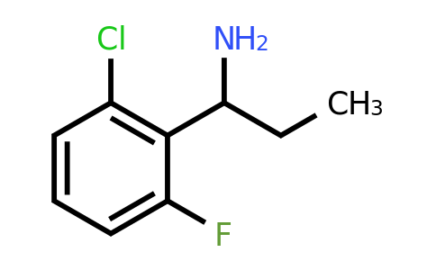 CAS 1270463-49-4 | 1-(2-chloro-6-fluoro-phenyl)propan-1-amine