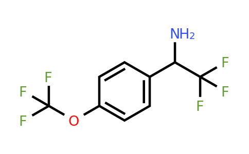 CAS 1270479-61-2 | 2,2,2-Trifluoro-1-(4-(trifluoromethoxy)phenyl)ethanamine