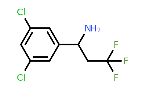 CAS 1270480-19-7 | 1-(3,5-dichlorophenyl)-3,3,3-trifluoropropan-1-amine