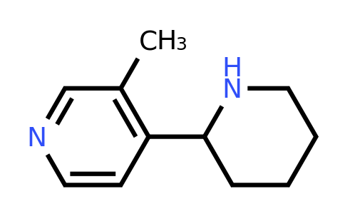 CAS 1270484-80-4 | 3-Methyl-4-(piperidin-2-yl)pyridine