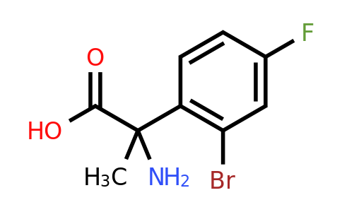 CAS 1270505-27-5 | 2-amino-2-(2-bromo-4-fluorophenyl)propanoic acid