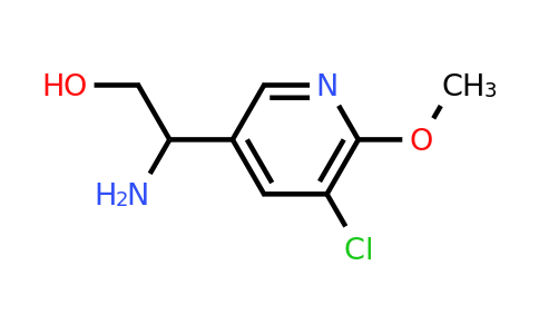 CAS 1270505-68-4 | 2-amino-2-(5-chloro-6-methoxypyridin-3-yl)ethan-1-ol