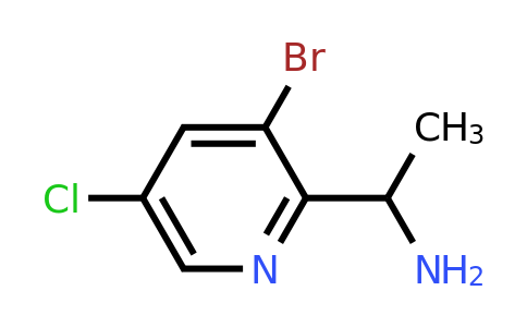 CAS 1270517-77-5 | 1-(3-bromo-5-chloropyridin-2-yl)ethanamine