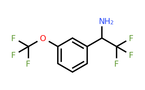 CAS 1270547-47-1 | 2,2,2-Trifluoro-1-(3-(trifluoromethoxy)phenyl)ethanamine
