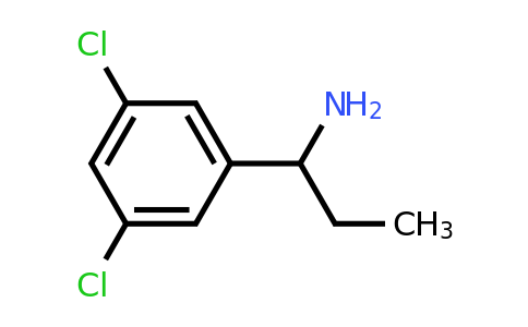 CAS 1270547-69-7 | 1-(3,5-Dichlorophenyl)propan-1-amine