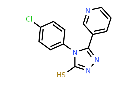 CAS 127055-60-1 | 4-(4-chlorophenyl)-5-(pyridin-3-yl)-4H-1,2,4-triazole-3-thiol