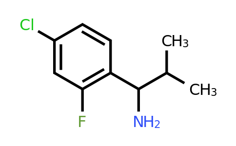 CAS 1270558-06-9 | 1-(4-chloro-2-fluorophenyl)-2-methylpropan-1-amine