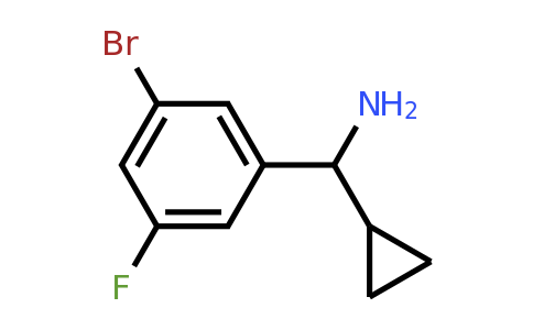CAS 1270569-77-1 | (3-bromo-5-fluorophenyl)(cyclopropyl)methanamine