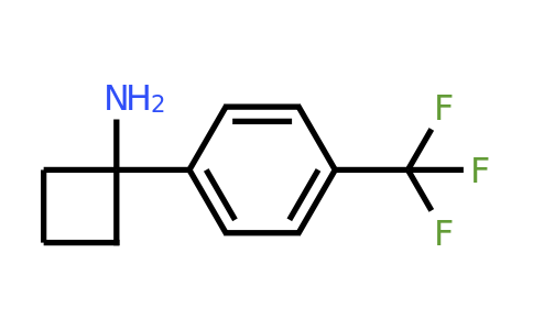 CAS 1270577-37-1 | 1-(4-(Trifluoromethyl)phenyl)cyclobutanamine