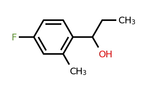 CAS 1270582-94-9 | 1-(4-Fluoro-2-methylphenyl)propan-1-ol