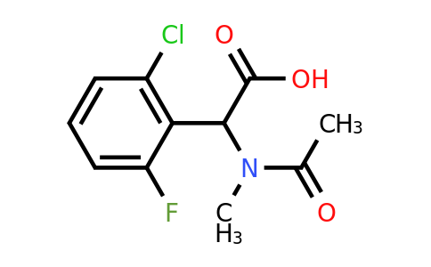 CAS 1270614-28-2 | 2-(2-chloro-6-fluorophenyl)-2-(N-methylacetamido)acetic acid