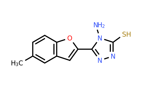 CAS 1270869-72-1 | 4-Amino-5-(5-methyl-1-benzofuran-2-yl)-4H-1,2,4-triazole-3-thiol