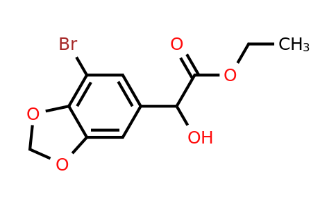 CAS 1270892-38-0 | ethyl 2-(7-bromo-1,3-dioxaindan-5-yl)-2-hydroxyacetate