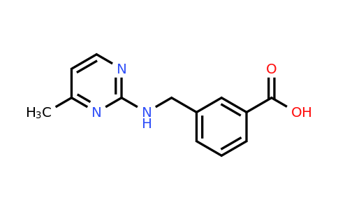 CAS 1271189-38-8 | 3-{[(4-methylpyrimidin-2-yl)amino]methyl}benzoic acid