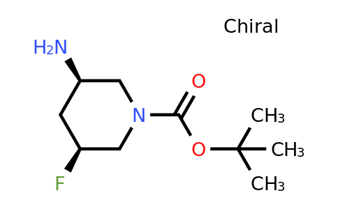CAS 1271810-13-9 | tert-butyl (3R,5S)-3-amino-5-fluoropiperidine-1-carboxylate