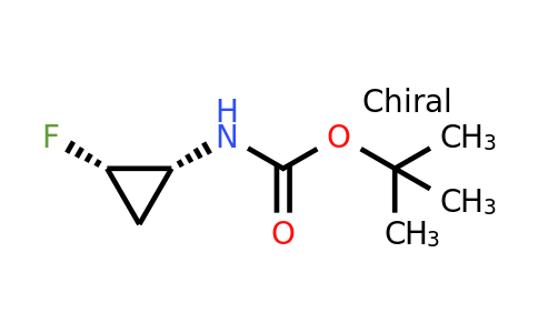 CAS 127199-16-0 | tert-Butyl ((1R,2S)-2-fluorocyclopropyl)carbamate