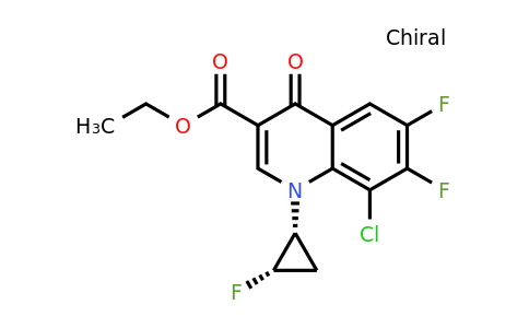 CAS 127199-25-1 | ethyl 8-chloro-6,7-difluoro-1-[(1R,2S)-2-fluorocyclopropyl]-4-oxo-1,4-dihydroquinoline-3-carboxylate