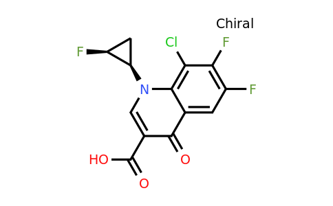 CAS 127199-27-3 | 8-chloro-6,7-difluoro-1-[(1R,2S)-2-fluorocyclopropyl]-4-oxo-1,4-dihydroquinoline-3-carboxylic acid