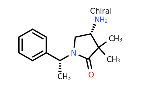 CAS 127199-39-7 | (4r)-4-amino-3,3-dimethyl-1-[(1r)-1-phenylethyl]pyrrolidin-2-one