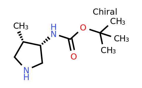 CAS 127199-54-6 | tert-butyl N-[(3S,4S)-4-methylpyrrolidin-3-yl]carbamate