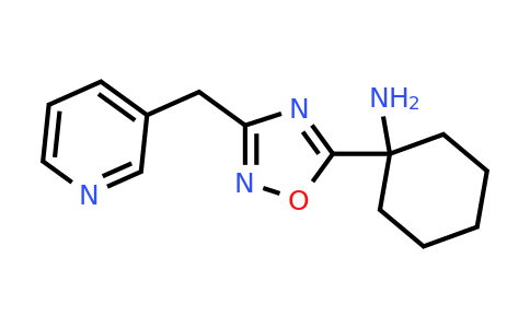 CAS 1272241-02-7 | 1-{3-[(pyridin-3-yl)methyl]-1,2,4-oxadiazol-5-yl}cyclohexan-1-amine