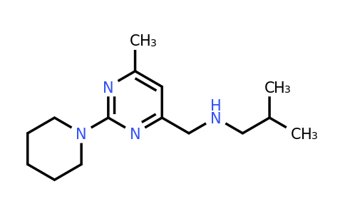 CAS 1272301-38-8 | {[6-methyl-2-(piperidin-1-yl)pyrimidin-4-yl]methyl}(2-methylpropyl)amine