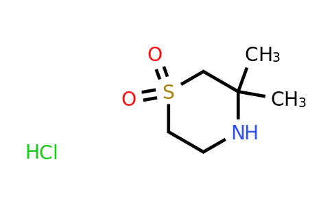 CAS 1272667-54-5 | 3,3-dimethyl-1lambda6-thiomorpholine-1,1-dione hydrochloride
