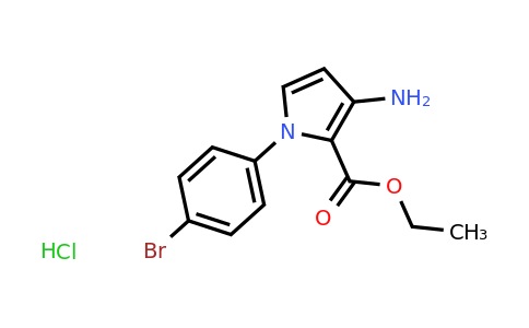CAS 1272673-95-6 | Ethyl 3-amino-1-(4-bromophenyl)-1H-pyrrole-2-carboxylate hydrochloride