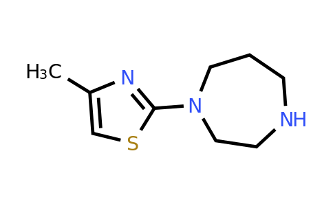 CAS 127268-04-6 | 1-(4-Methyl-1,3-thiazol-2-yl)-1,4-diazepane