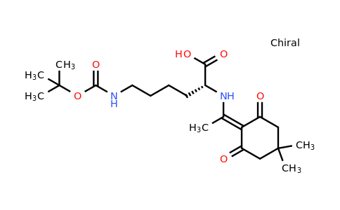 CAS 1272754-98-9 | (R)-6-((tert-Butoxycarbonyl)amino)-2-((1-(4,4-dimethyl-2,6-dioxocyclohexylidene)ethyl)amino)hexanoic acid